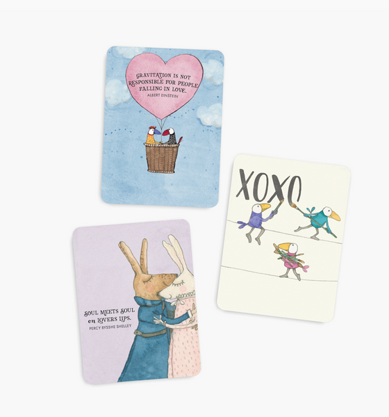 Love- 24 affirmation cards + stand