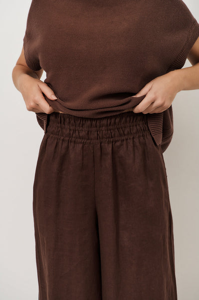 Fable Culotte Pants-Chocolate