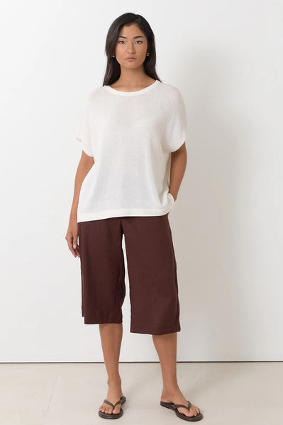 Helene Knit Top White