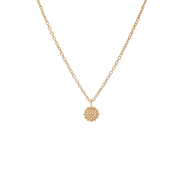 Superfine Daisy Necklace Gold