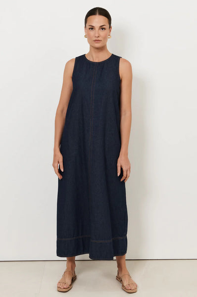 Lottie Lightweight Denim Midi Dress