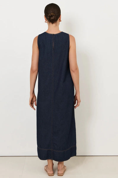 Lottie Lightweight Denim Midi Dress