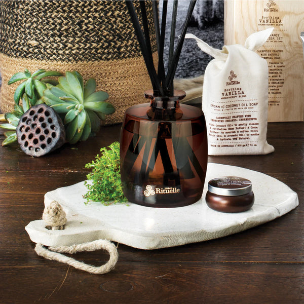 Vanilla, Lavender & Geranium
Fragrance Diffuser