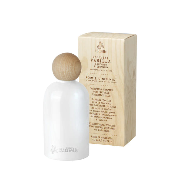 Vanilla, Lavender & Geranium
Room & Linen Mist | 100ml