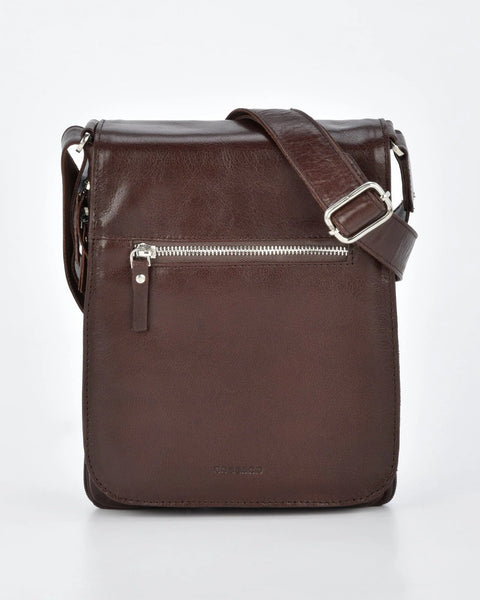 Notting JR. RFID Leather Expandable Satchel