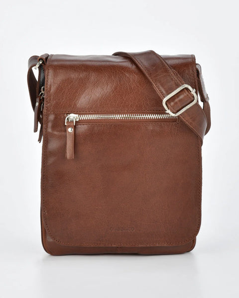 Notting JR. RFID Leather Expandable Satchel