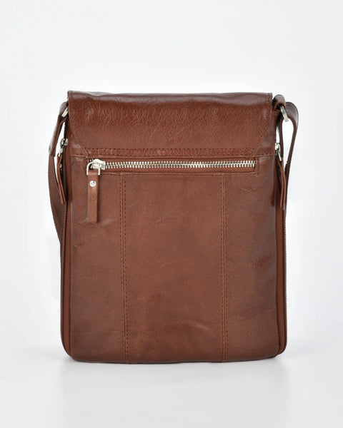 Notting JR. RFID Leather Expandable Satchel