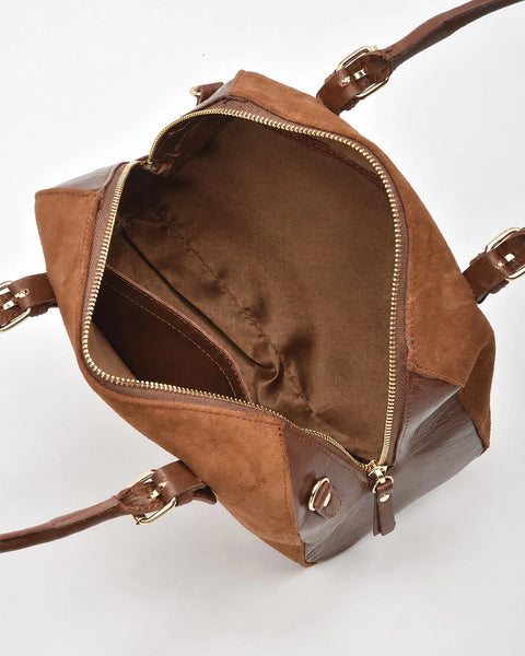 Armadale Suede & Leather Crossbody Bag