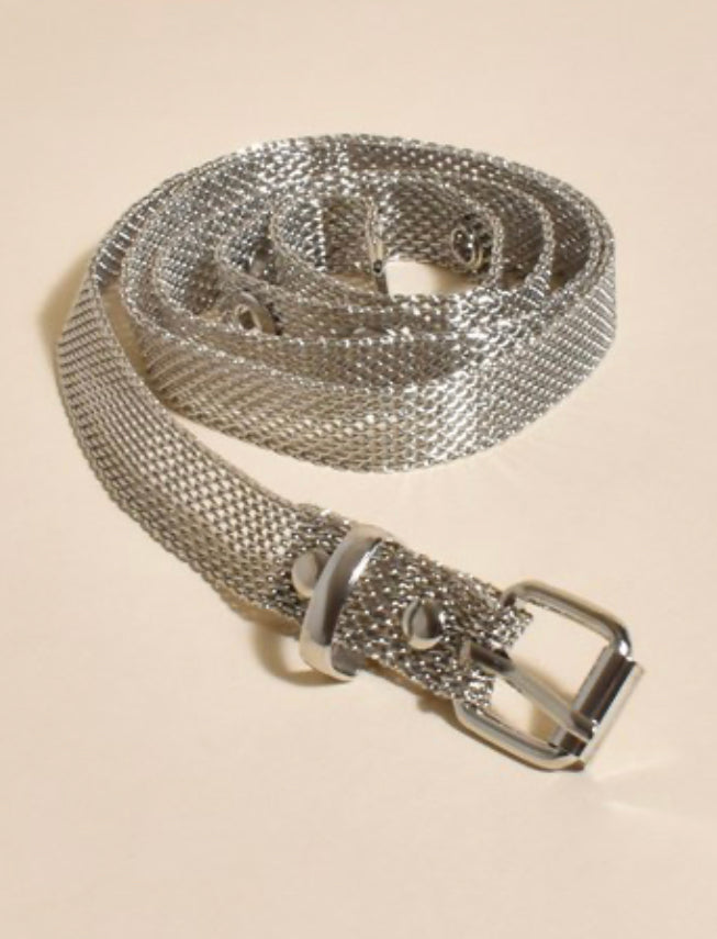 Metallic Mesh Belt