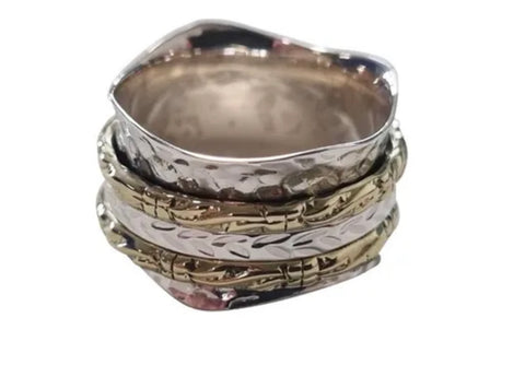 Double Band Spinner Ring