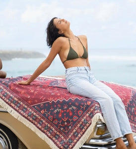 Somerside Golden Hour XL Premium Beach Towel/Picnic Blanket