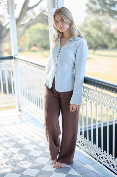 Alexa Linen Blouse