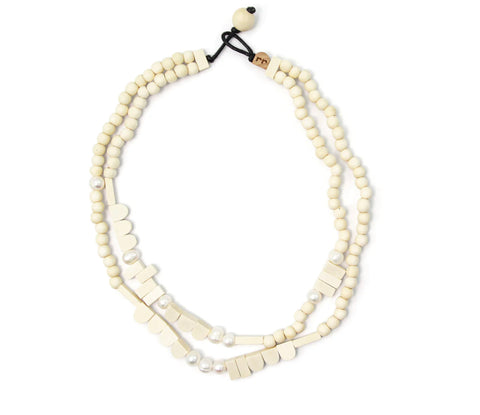 Scallops Necklace Double Strand