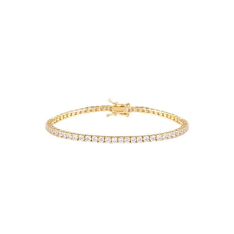 Tennis Bracelet - Small Gold