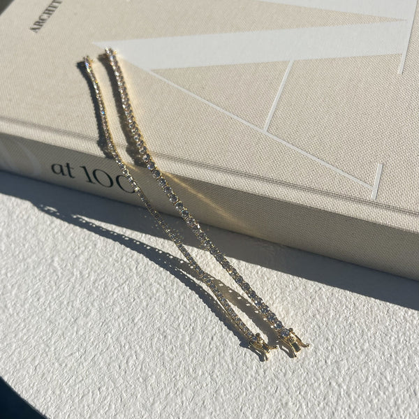 Tennis Bracelet - Small Gold