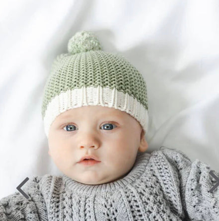 Mini Moss Baby Beanie