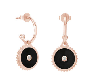 Halcyon Equilibrium Earrings - Rose Gold plated