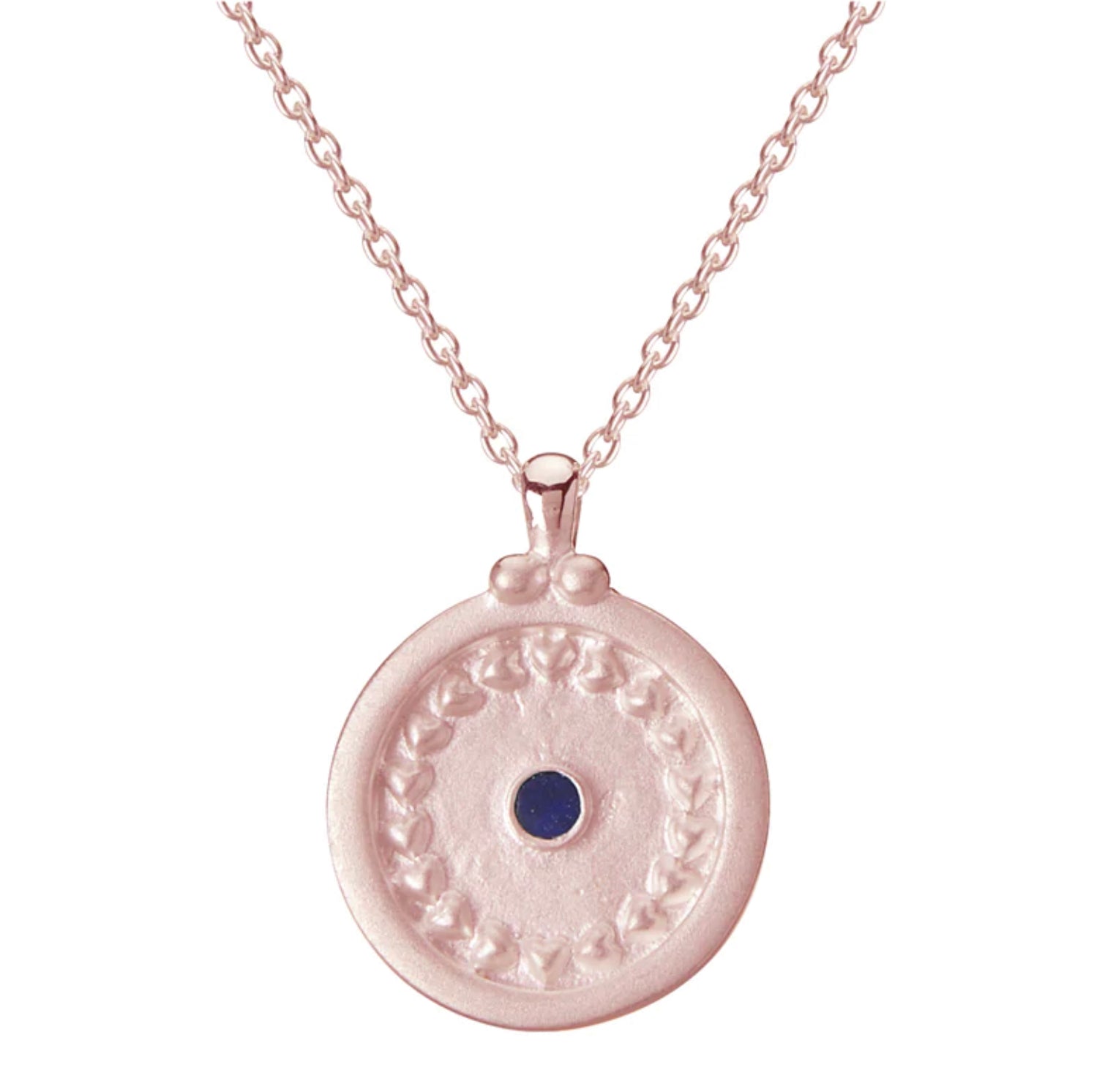 Love and Enlighten Necklace in Rose Gold Plate