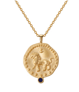 Courage Necklace in 18KT Yellow Gold Plate
