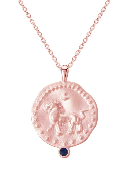 Courage Necklace in Rose Gold Plate