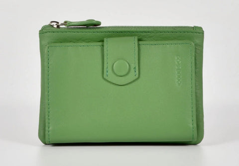 Collins RFID Safe Compact Leather Wallet