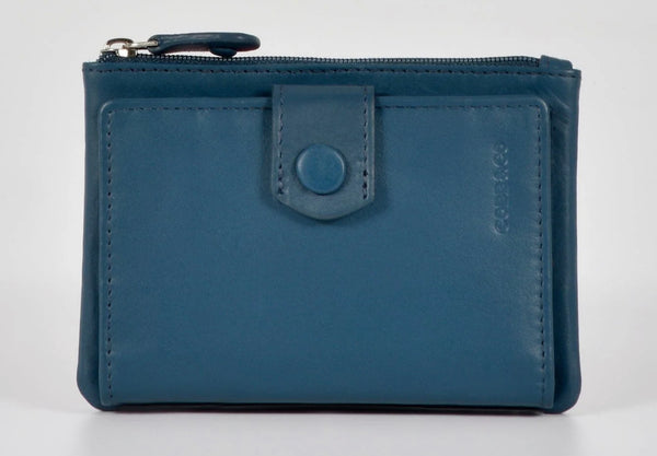 Collins RFID Safe Compact Leather Wallet