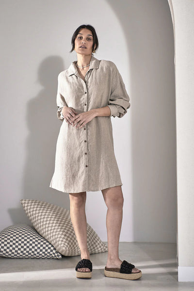 Linen Shift Dress