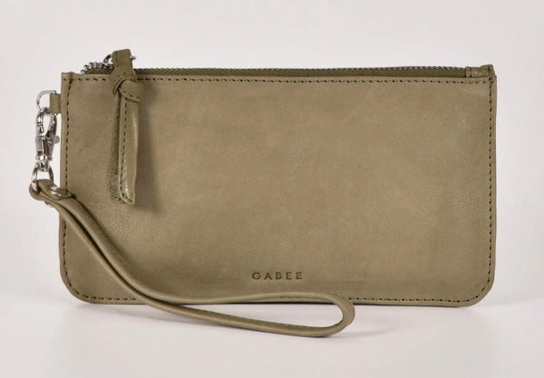 Abril Soft Leather Wristlet Purse