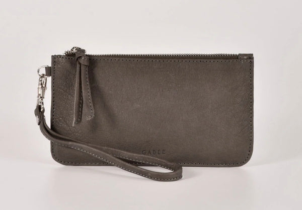 Abril Soft Leather Wristlet Purse