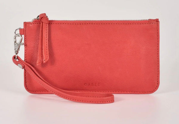 Abril Soft Leather Wristlet Purse