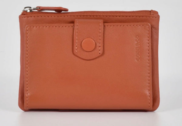 Collins RFID Safe Compact Leather Wallet