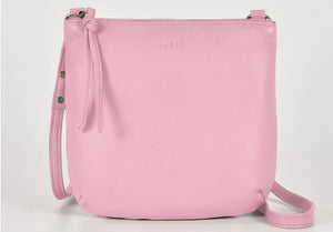 Meadow Leather Crossbody Bag - Pink