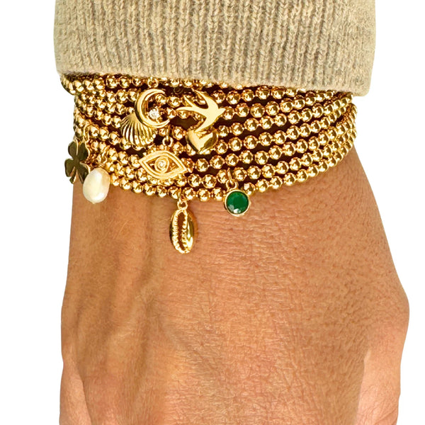 Freshwater Pearl Charm Braclet