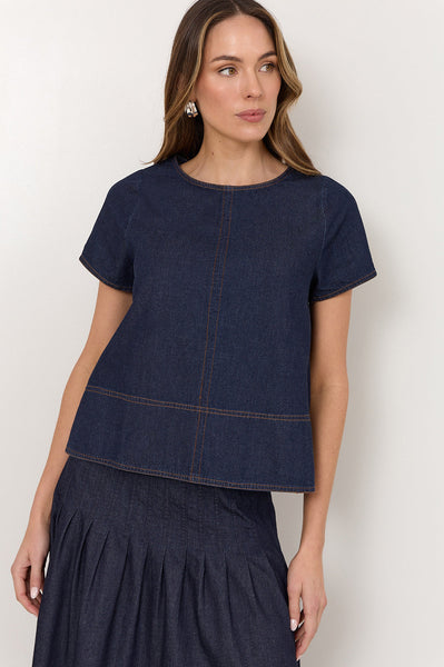 Dillon Lightweight Denim Top