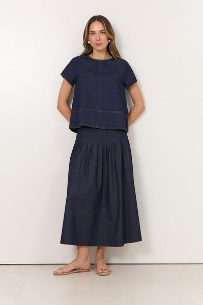 Dillon Lightweight Denim Top