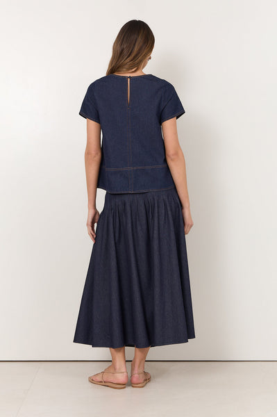 Dillon Lightweight Denim Top