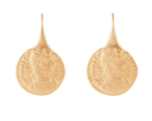 Gold Ancient Coin Hooks