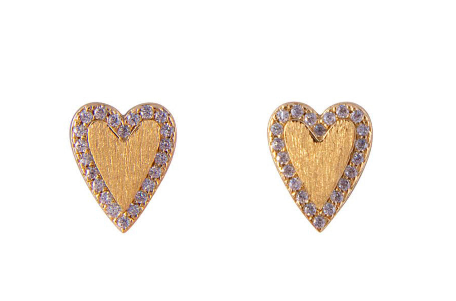 Crystal Love Studs