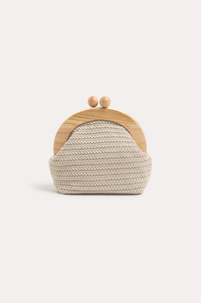 Light Weave Curved Timber Frame Clutch