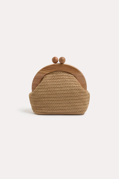 Light Weave Curved Timber Frame Clutch