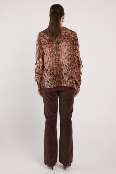 Odette Ruffle Blouse