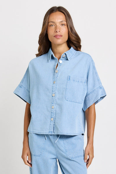 Dawn Denim Shirt-Medium Wash