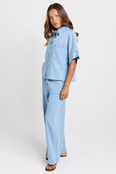 Dawn Denim Shirt-Medium Wash