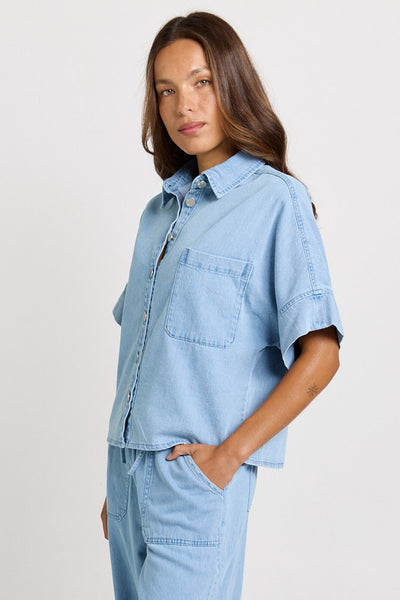 Dawn Denim Shirt-Medium Wash