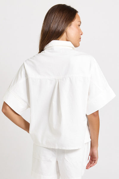 Dawn Denim Shirt-White