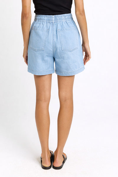 Drew Denim Shorts-Medium Wash