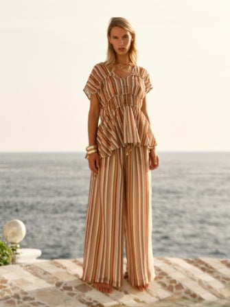 Ophelia Top-Sandbar Stripe