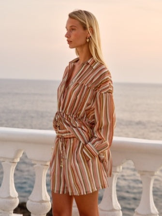 Ottilie Short-Sandbar Stripe