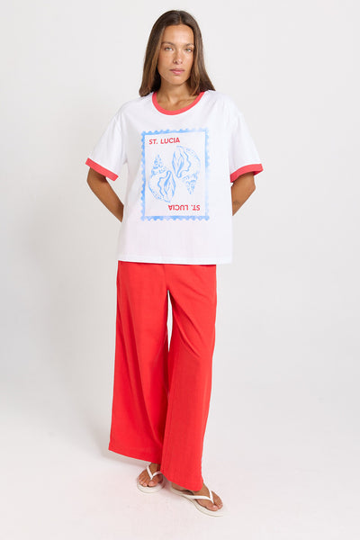Relax Boxy Tee-St Luca Print