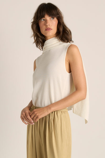 Kora Cape Top-Cream
